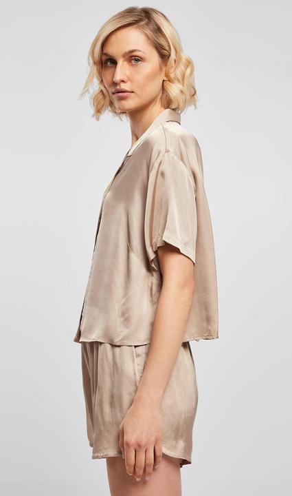Produktbild Urban Classics Ladies Viscose Satin Resort Shirt - 17070 (XS)