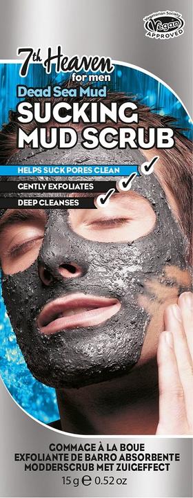 Produktbild 7th Heaven Montagne Jeunesse Dead Sea Mud Sucking Mud Scrub für Männer mit Totes Meer Salz und