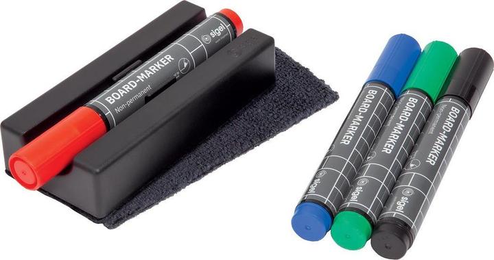 Produktbild Sigel Whiteboard Zubehör-Set (B x H) 130 mm x 60 mm Schwarz BA151 (Schwarz, 4 x)