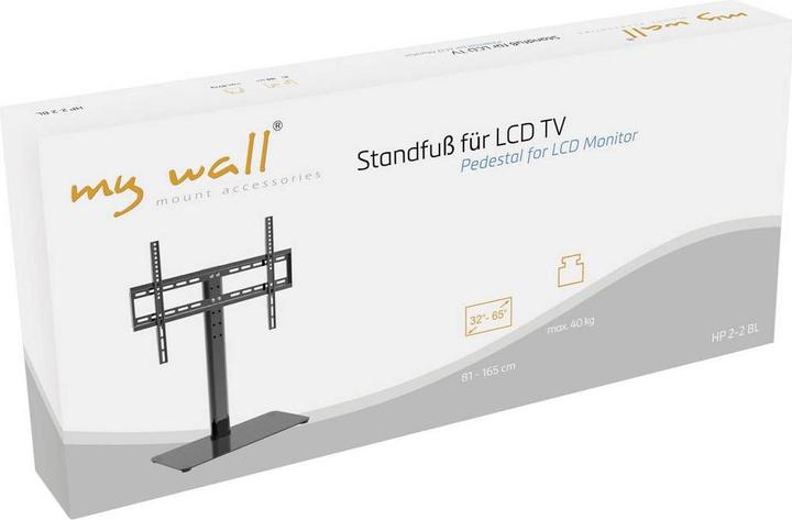 Actual product image myWall HP2-2 B (Various, Tv stand, 65", 40 kg)