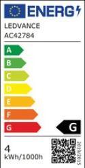 Energy Label Ledvance LED PAR168036 DIM 7W 930 GU10 P (GU10, 8.30 W, 575 lm, 1 x, G)