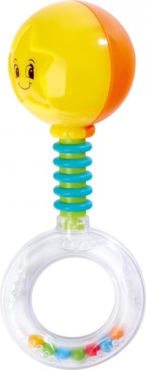 Simba 104010060 - ABC radiant light up rattle, lights up when shaken, 14cm, baby toy