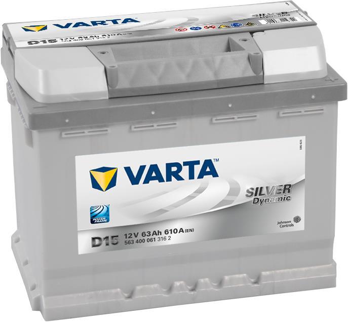 Produktbild Varta Silver Dynamic D15 (12 V, 63 Ah, 610 A)