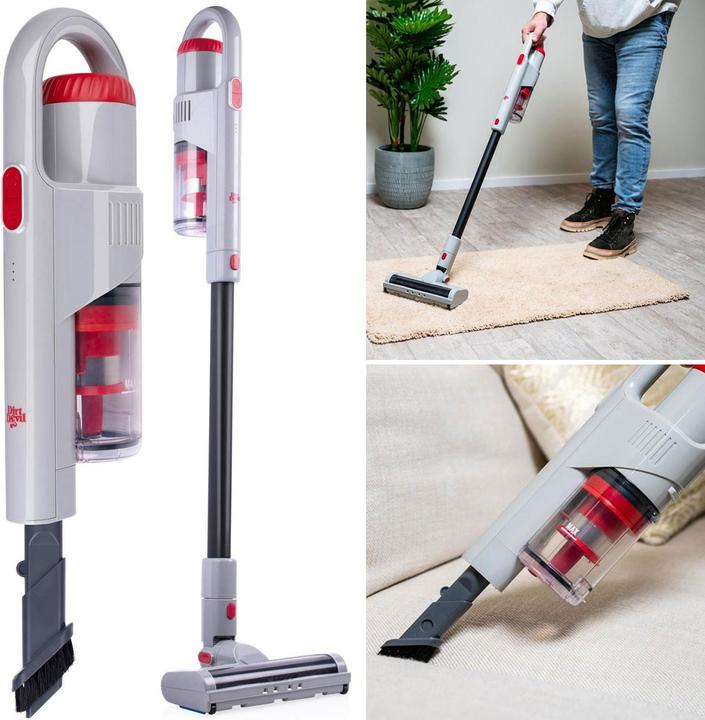 Immagine prodotto Dirt Devil Aspirapolvere cordless senza sacchetto, aspirapolvere cordless con funzione manuale