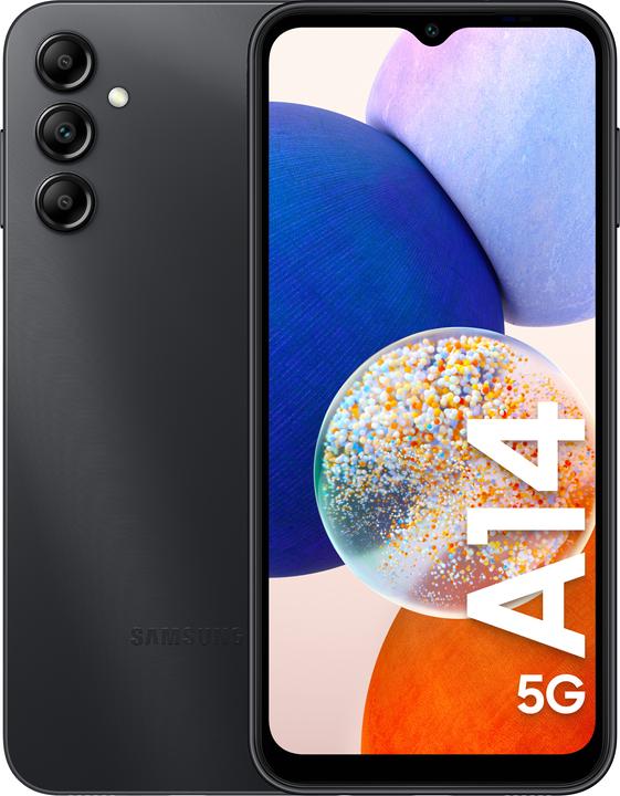 Samsung Galaxy A14 5G (64 GB, Black, 6.60", Dual SIM, 50 Mpx, 5G)
