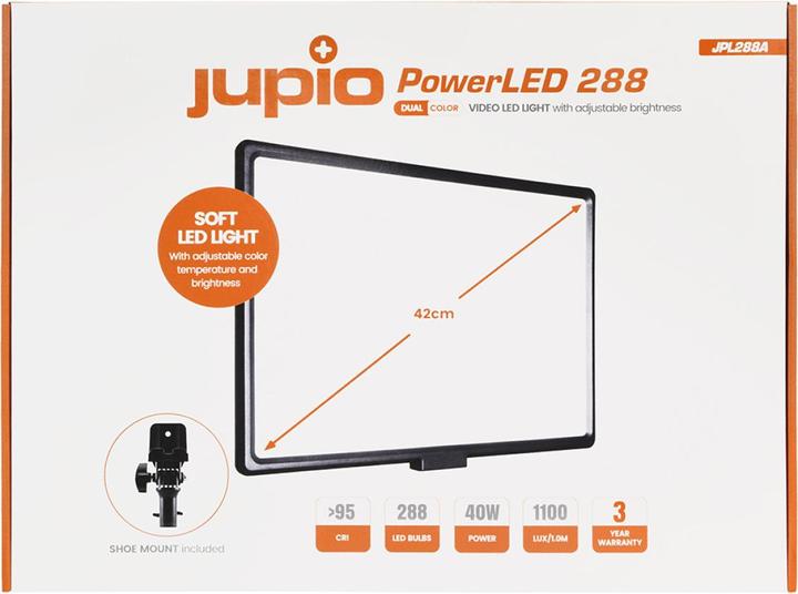 Produktbild Jupio Power LED 288 (Videoleuchte)