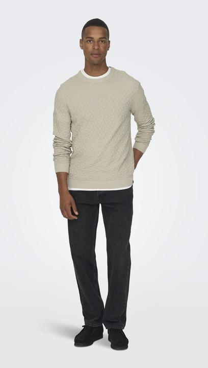 Immagine prodotto Only & Sons Onskalle Reg 12 Struc Crew Knit Noos (S)