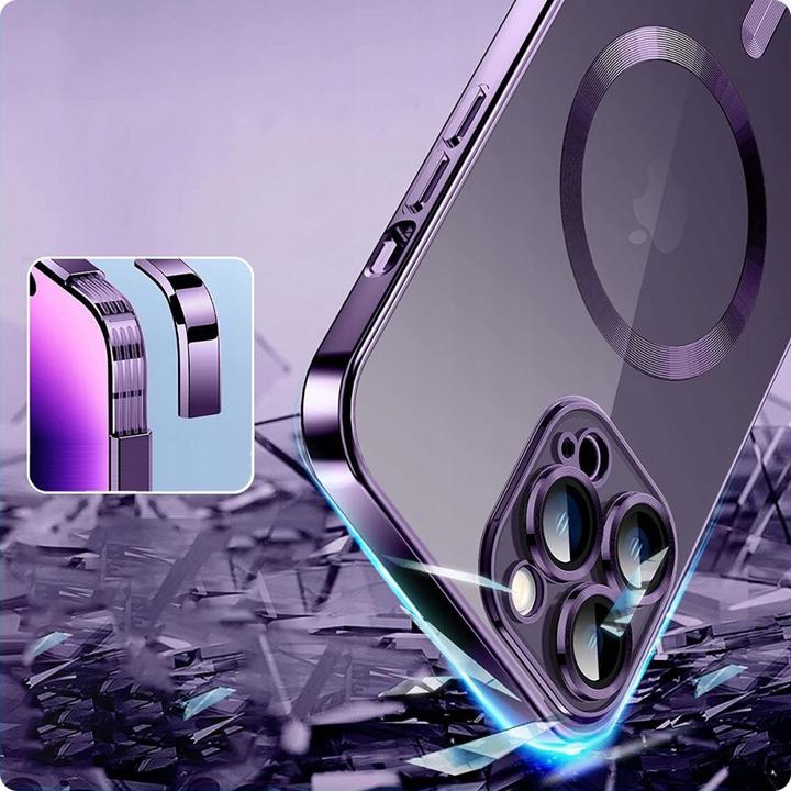 Actual product image Tech-Protect Magshine Magsafe iPhone 15 Pro czarny (Apple iPhone 15 Pro)