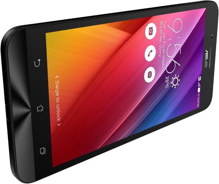 Actual product image ASUS ZenFone Go ZC500TG (16 GB, Black, 5", Hybrid Dual SIM, 8 Mpx, 4G)