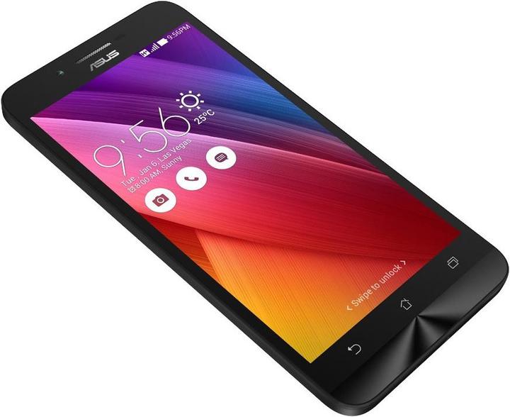 Actual product image ASUS ZenFone Go ZC500TG (16 GB, Black, 5", Hybrid Dual SIM, 8 Mpx, 4G)