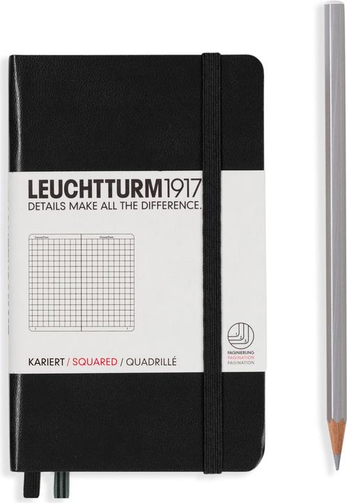 Actual product image Leuchtturm1917 Pocket, Hardcover (A6, Checked, Hardcover)