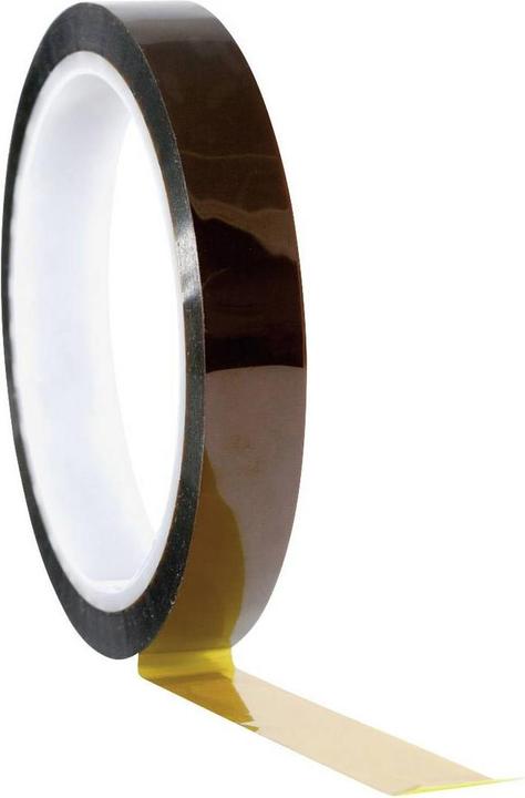 Productafbeelding Toolcraft Plakband Amber (L x B) 33 m x (9 mm)