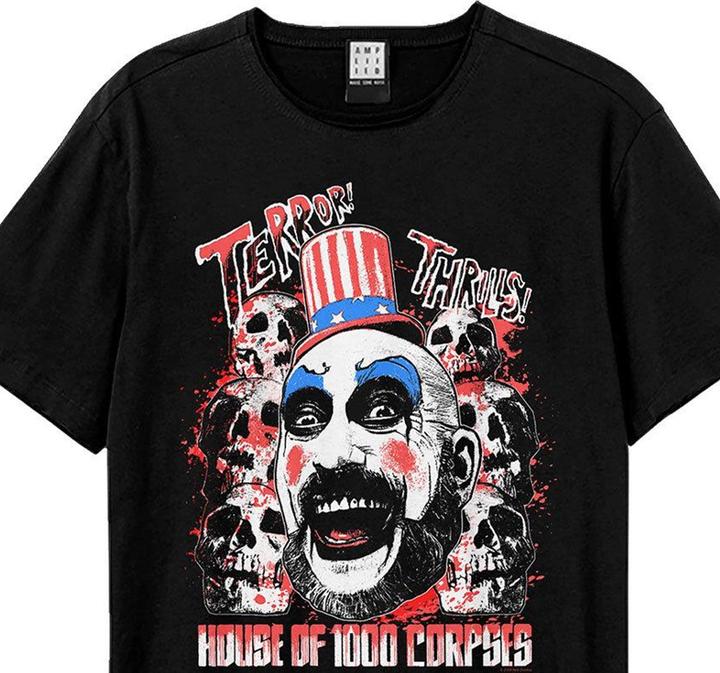 Immagine prodotto Amplified House Of 1000 Corpses Terror Thrills Maglietta Rob Zombie Adulto Unisex (L)