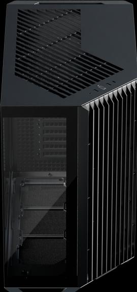 Produktbild APNX V1 PC-Gehäuse, Midi-Tower, ATX, Tempered Glass - schwarz (ATX, Mini-ITX, mATX)