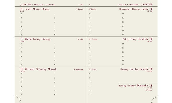 Produktbild Exacompta Agenda Planifiée 13 Winner (90 x 130 mm, Deutsch, Englisch, Französisch)