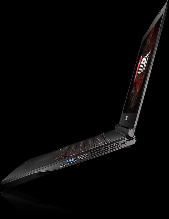 Actual product image MSI GS43VR 7RE-085CH Phantom Pro (14", Intel Core i7-7700HQ, 16 GB, 256 GB, CH)