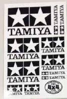 Tamiya Logo adesivo bianco