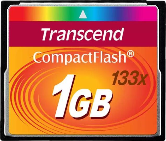 Actual product image Transcend Compact Flash Card (1 GB, CF)