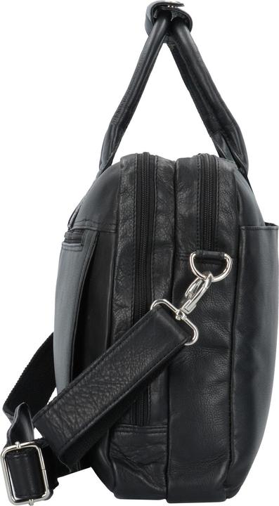 Actual product image Dermata Briefcase leather 39 cm laptop compartment