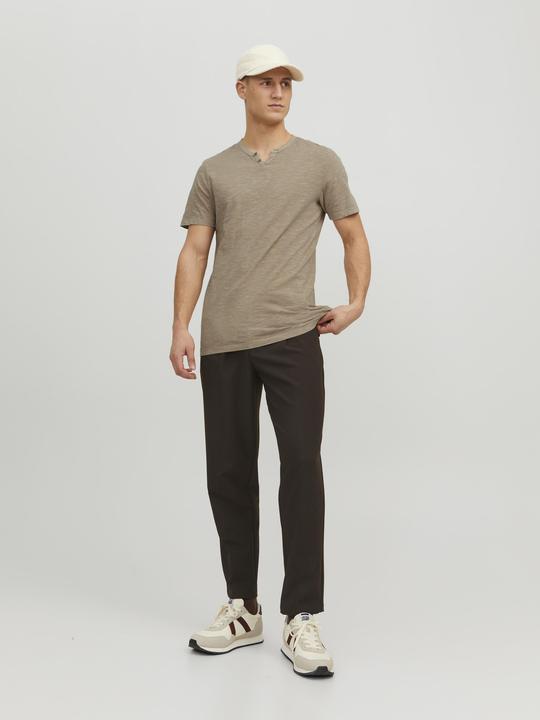 Actual product image Jack & Jones Split Neck T-Shirt (XS)