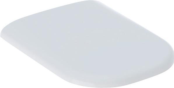 Actual product image Geberit Smyle toilet seat overlapping white with soft-close mechanism with soft-close mechanism 500236011