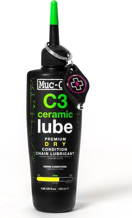 Actual product image Muc-Off C3 Dry Ceramic Lube 120ml (120 ml, Chain oil)