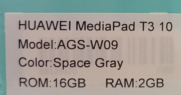 Produktbild Huawei MediaPad T3 (nur WLAN, 9.60", 16 GB, Space Gray)