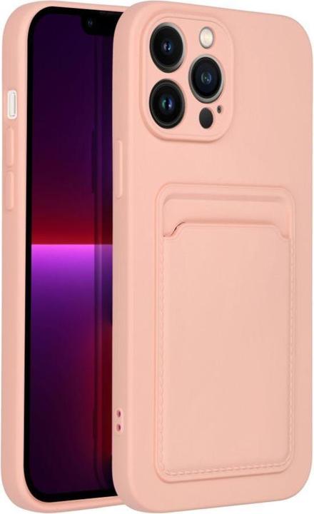 Immagine prodotto OEM Custodia cover pannello posteriore CARD per IPHONE 13 Pro Max rosa (Apple iPhone 13 Pro Max)