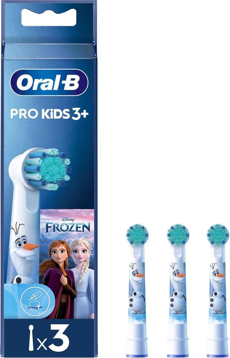 Braun Oral-B Pro Kids têtes de remplacement avec Disney Frozen, 3 têtes (3 x)