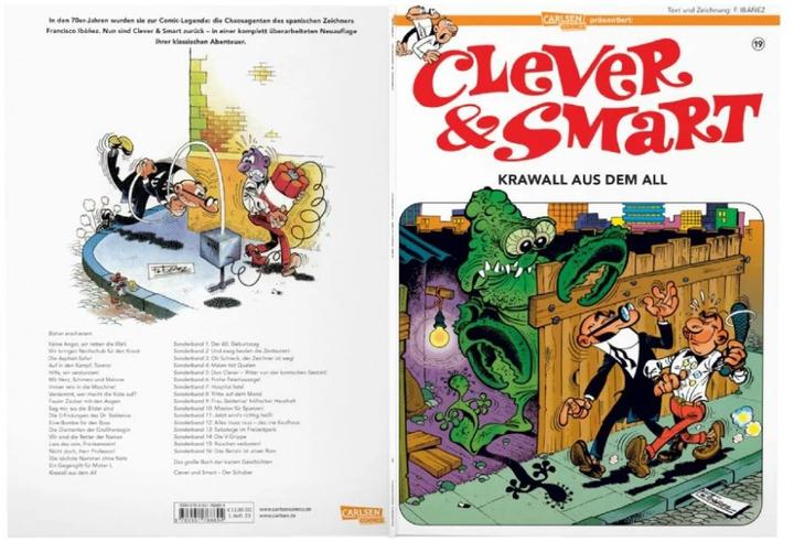 Immagine prodotto Clever und Smart 19: Krawall aus dem All (Tedesco, Francisco Ibáñez, André Höchemer, 2023)