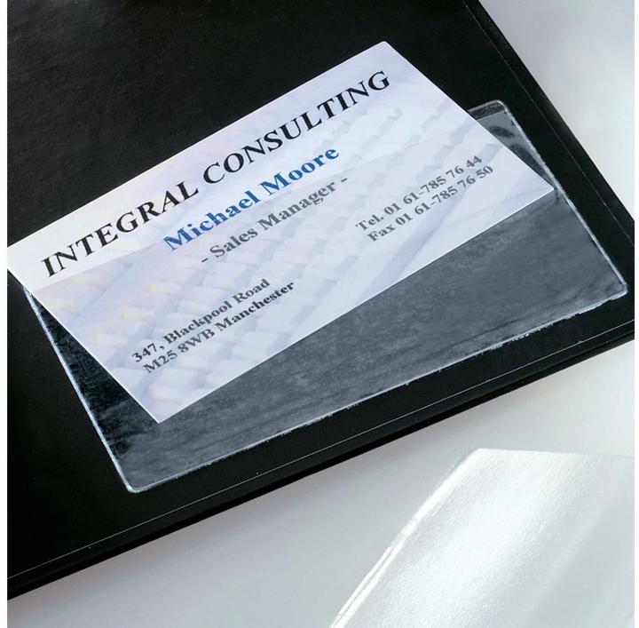 Produktbild Sigel Visitenkarten-Taschen (90 x 60 mm)