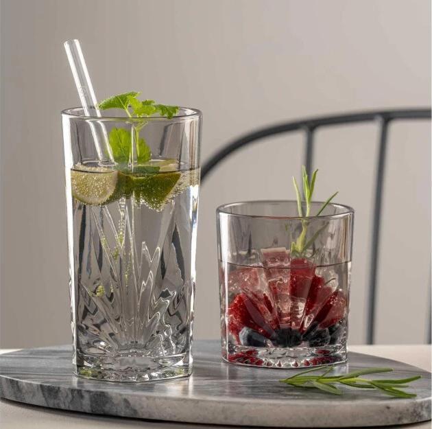 Actual product image Leonardo Whisky glass Capri 330 ml, 4 pieces, Grey (3.30 dl, 4 x, Whisky glass)