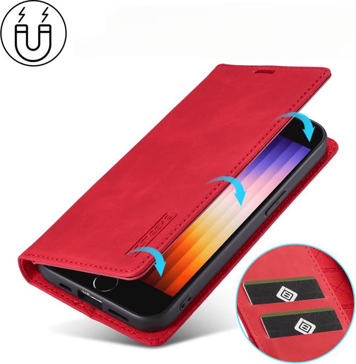 Produktbild LC.Imeeke iPhone 16e - Flip Case Vintage (Apple iPhone 16e)