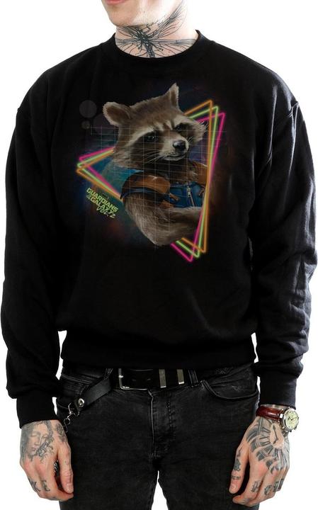 Produktbild Guardians Of The Galaxy Neon Rocket Sweatshirt (L)