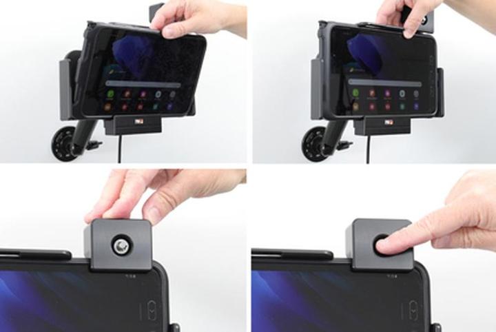 Image du produit Brodit Support actif Samsung Galaxy Tab Active 2 3 Molex Pogo-Pin