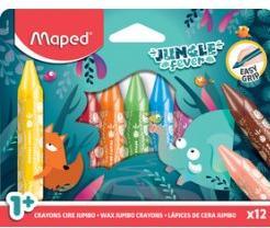 Immagine prodotto Maped Astuccio per pastelli a cera 12 pezzi multicolore (Multicolore, 12 x)