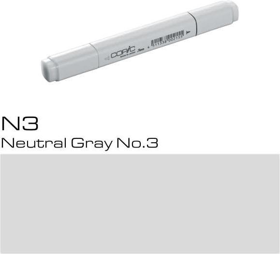Image du produit Copic Marqueur graphique Classic Type N - 3 (N-3 - Gris neutre No.3, 1 x)