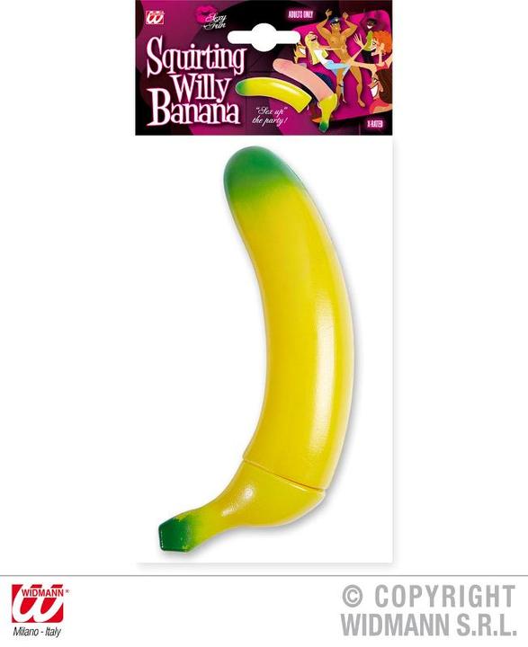 Actual product image Widmann Spritzende Willy Banane