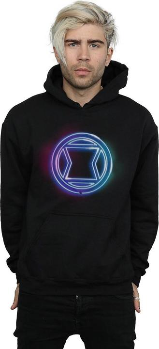 Image du produit - Sweat à capuche BLACK WIDOW NEON LOGO - Homme (3XL)