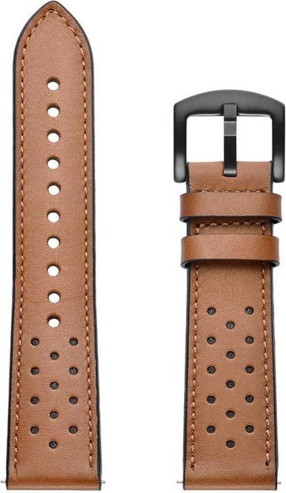 Image du produit Tech Samsung Galaxy 4 Smart Watch bracelet en cuir, marron, 40/42/44/46m (42 mm, 44 mm, 46 mm, 40 mm, Cuir véritable)