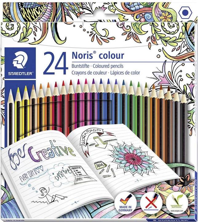 Actual product image Staedtler Noris Colour, Johanna Basford Edition (Multicoloured, 24 x)