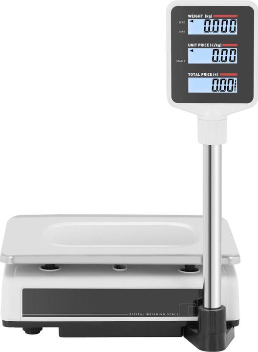 Produktbild Steinberg Kontrollwaage Preisrechenwaage Ladenwaage Marktwaage 6 kg / 1 g