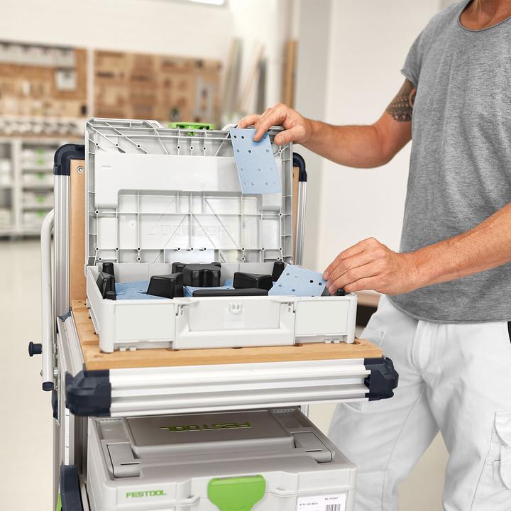 Image du produit Festool Schleifmittel-Systainer³ SYS-STF 80X133 GR-Set (P80, P180, P220, P60, P120)