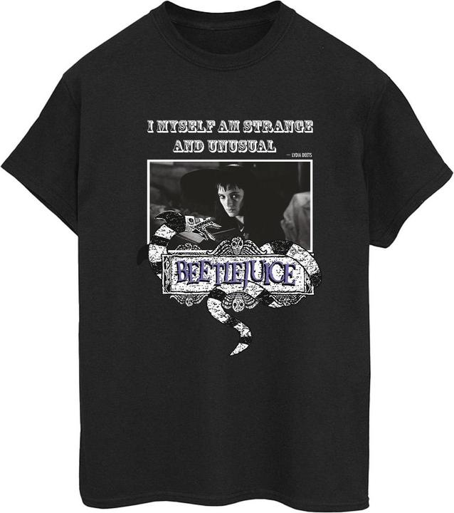 Image du produit Beetlejuice - T-shirt MYSELF AM STRANGE AND UNUSUAL - Femme (4XL)