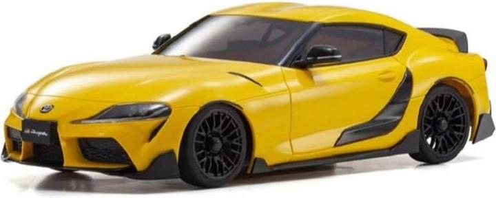 Actual product image Kyosho Mini-Z MA-020 Toyota GR Supra TRD, Yellow AWD, 1:27, Readyset (RTR Ready-to-Run)