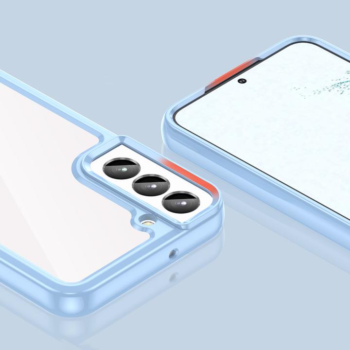 Actual product image Hurtel Outer Space Case for Samsung Galaxy S23 cover with a flexible frame blue (Samsung Galaxy S23+)