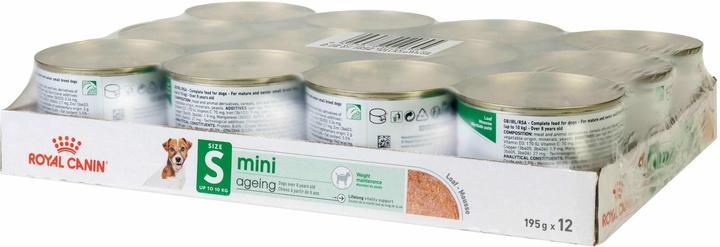 Produktbild Royal Canin Nassfutter Mini Ageing Mousse, 12 x 195 g (Senior, 1 Stk., 2340 g)
