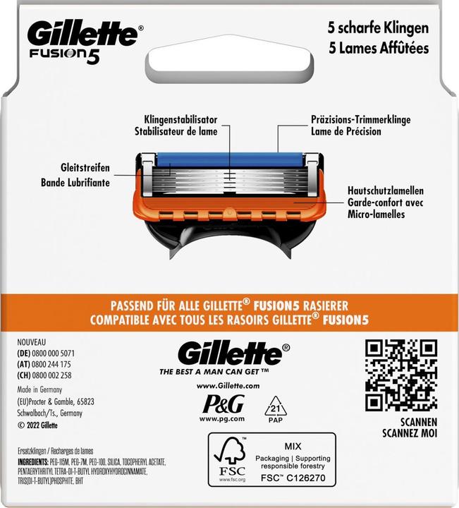 Produktbild Gillette Fusion5 (12 x)