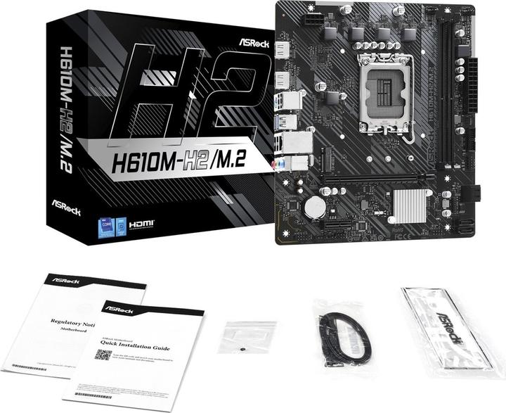Immagine prodotto AsRock Płyta główna H610M-H2/M.2 (LGA 1700, Intel H610, mATX)