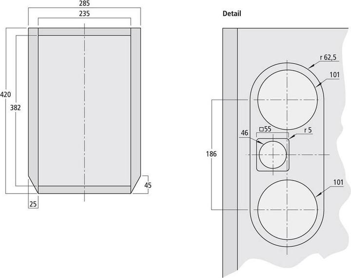 Image du produit Monacor KODEX Kit d'enceintes à 3 voies (Set)